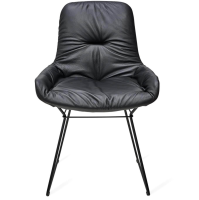 Freifrau - Stuhl Leya Armchair Low Leder Sahara (verschiedene Lederfarben möglich) - 4