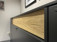 Venjakob - Sideboard 7243 3893 Lumea Lack Anthrazit Matt Und Eiche Gehackt Gebürstet Mit LED Beleuchtung - 10