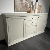 Wöstmann - Sideboard WM Casa 220 Pinie Massiv Grau Soft Gebürstet - 8