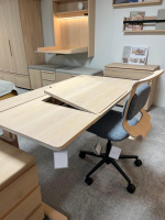 Team 7 - Schreibtisch Kids Erle Naturöl Weiß Mit Kabelklappe Und Plattenneigung - 7