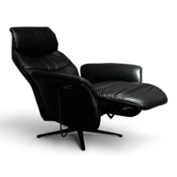 himolla - Sessel 7051 Easy Swing M Leder 24 Longlife Black Schwarz Gestell Metall Schwarz Mit Elektrischer Verstellung - 4