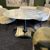 Minotti - Essgruppe Oliver Lounge Platte Marmor Gestell Black Nickel Schwarz Inklusive Sendai Lounge Sofabank Und 2 Sesseln Stoff Gestell Esche Schwarz - 8