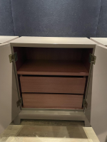 Promemoria - Sideboard Amarcord Holz Semilucido Greige Grau Lackiert - 2