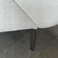 Jori - Sofa Como Stoff Mamaye 0222 Creme Füße Metall Bronze Mit Verstellbaren Armlehnen - 4