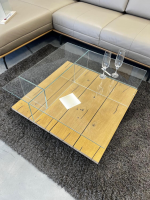 Hülsta - Couchtisch CT 160 Eiche Naturstamm Optiwhite Klarglas - 3