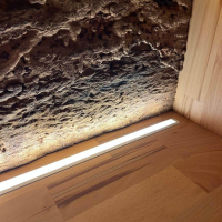 Natura - Vitrine Cartago Soft Astbuche Massiv Natur Geölt Glasböden Mit Beleuchtung - 5