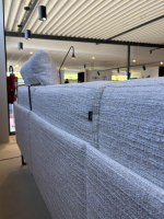 Cassina - Ecksofa Otto 8 Stoff Loira Bianco Weiß Füße Bronze Poliert - 2