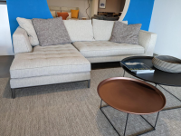 Maxalto - Ecksofa Lucrezia Soft Stoff Solaris 300 Tortora Beige mit 5 Kissen - 12