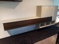 Molteni & C - Wandhängeschrank 505 Holz Kieselgrau Eukalyptus - 9