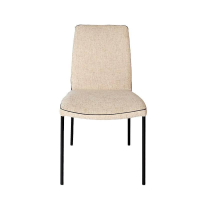 Christine Kröncke - 5er Set Stuhl Jaro 100 Stoff Frozen Harmony Beige Gestell Vierfuß Schwarz - 4