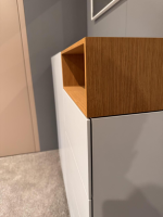 Schönbuch - Sideboard Lack Basisfarbe Grau Weiß Offenes Element Eiche Natur Geölt Mit 2 Türen Und 4 Schubkästen - 3