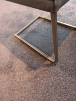 Carega Design - Freischwinger Katy 3 Leder Toledo Braun Gestell Edelstahl Gebürstet - 4