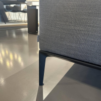 Walter Knoll - Ecksofa Jaan Living Stoff Bora 7748 Slate Grau Fuß Schwarz Matt Pulverbeschichtet Inklusive Kissen - 4