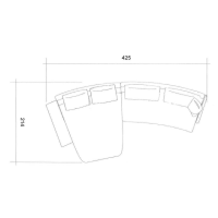 Walter Knoll - Ecksofa Tama Stoff Namib Oryx Beige Armlehne Leder Coffee Schwarz Füße Nussbaum Geölt Inkl. Beistelltisch Leder Coffee Schwarz Gestell Bronze - 2