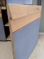Voglauer - Highboard Opus Wildeiche Rustiko Tischlerplatte Furniert Inklusive LED Beleuchtung - 6