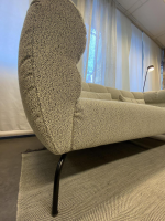Brühl - Sofa Magnolia Stoff 5275 0041 Grau Gestell Metall Schwarz Pulverbeschichtet - 7