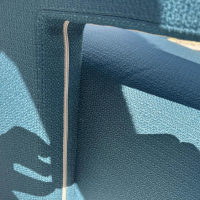 Cassina - Outdoor Sessel Utrecht XL Stoff Futura 701 Ottanio Blau Gestell Metall - 2