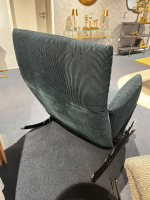 Bullfrog - Funktionssessel Rockfrog Stoff Chamelle Lounge Petrol Blau Grün Gestell Metall Schwarz Feinstruktur Inklusive Akku - 2