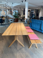 Weishäupl - Tisch Loft Teak Massiv Verleimt mit Bank und Polsterauflagen - 4