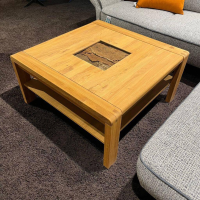 Natura - Couchtisch Cartago Soft Wildeiche Massiv Geölt Tischlerplatte Furniert Mit Korkeinlage - 4