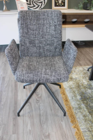 Bert Plantagie - Essgruppe Select Tafelconcept Stoff Coco COO168 Grau Tisch Schwarz - 2