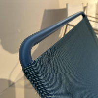 Weishäupl - Sonnenliege Balcony Bespannung Batyline Eden Grünblau Meliert Gestell Edelstahl Rauchblau Pulverbeschichtet - 2