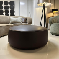 Bielefelder Werkstätten - Hocker Nimbo BW-186-2000 Leder Provence Negro Schwarz - 4