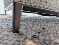 Maxalto - Sofa Lucrezia Soft Stoff Deluxe Diana Schwarz-Weiß Grau Gestell Bronzefarbig - 6