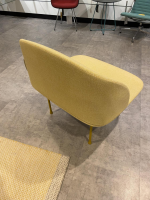 Muuto - Sessel Oslo Lounge Chair Stoff Steelcut Gelb Gestell Metall Gelb - 5