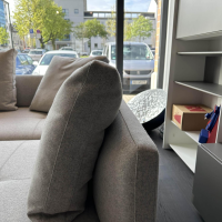 Walter Knoll - Ecksofa Prime Time Stoff Divina Melange 2 120 Hellgrau Gestell Metall Schwarz Matt Pulverbeschichtet - 5