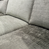 WK Wohnen - Ecksofa Cubico 640 Stoff JAB 23032/22031 Grau Grün - 10