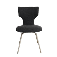 Musterring - 6er Set Stuhl Hannis Stoff Dunkelblau Gestell Metall Terra - 2