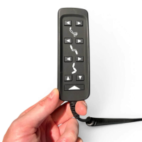 himolla - Sessel 8951 Easy-Swing Leder Longlife Sea Grau Tellerfuß Metall Schwarz Pulverbeschichtet Inkl. Aufstehhilfe - 10