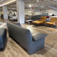 Jori - Sofa 3-Sitzer Linea JR-8700 Leder Lipano Dolphin Grau Braun - 7