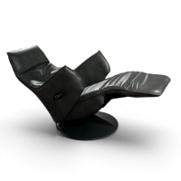 himolla - Sessel 7162 S Lounger Leder 27 Eleganza Brikett Schwarz Drehteller Schwarz Mit Motorischer Verstellung Und Integriertem Akku - 8
