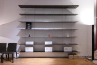 Molteni & C - Graduate Wandregal Aluminium Eloxiert Schwarz - 2