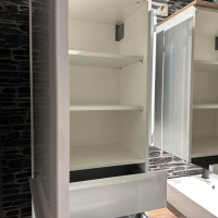 Nobilia - Badezimmer Flash 648 Lacklaminat Alpinweiß Hochglanz Inklusive Waschtisch Und Beleuchtung - 6