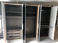Nolte - Schlafzimmer Horizont 110 Concept Me 500 Alegro 2 Sonoma Eiche Nachbildung Glas Seidengrau - 4