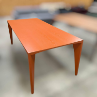 COR - Esstisch Delta 6420 Massivholz Herbstrot Gebeizt Und Klar Lackiert Mit Kunststoffgleitern - 3