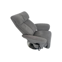 himolla - Relaxsessel 7627 XS Stoff Nuvano Stein Grau Drehteller Edelstahl Mit Elektrischer Aufstehhilfe - 6