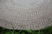 Gloster - Outdoor Teppich Rug  Geflochtenes Sunbrella Acryl Ombre Hazel Grau - 2