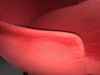 Walter Knoll - Sessel 375 Stoff Harald 552 Chili Rot Gestell Massivholz Eiche Geflammt Geölt - 3