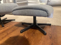 Activineo - Sessel Boss Stoff 2 Cats 167 Zinc Grau Gestell Metall Schwarz Inklusive Hocker - 12