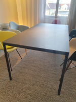 Extendo - Esstisch ST35 Platte Keramik Schwarz Gestell Schwarz - 4