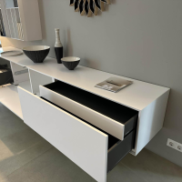 Piure - Wohnwand Nex Flex Lack Weiß P01 Matt - 2