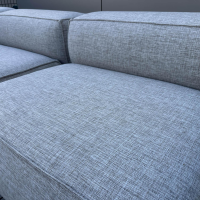 Talenti - Polstergruppe Casilda Stoff Mokka Grey Grau Gestell Edelstahl Schwarz Pulverbeschichtet - 3