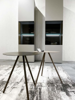 Hülsta - 2er-Set Vitrine Fena Lack Seidengrau - 5