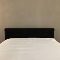 Walter Knoll - Polsterbett Yuuto Bed 810 180 Stoff Divina Melange 180 Dunkelgrau Gestell Buche Schwarz Lackiert ohne Lattenrost ohne Matratze - 2
