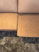 Brühl - Ecksofa Alba 55/70 Leder Taron 45 Cognac Braun Metallfüße Schwarz - 6