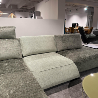 WK Wohnen - Ecksofa Cubico 640 Stoff JAB 23032/22031 Grau Grün - 7